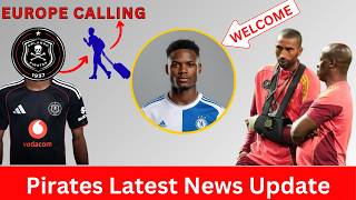 Orlando Pirates Latest News Update | European Rating For Pirates Player | Betway Premiership