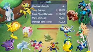 All Unite Move damage test | Which Unite Move is the Strongest? | Pokemon Unite