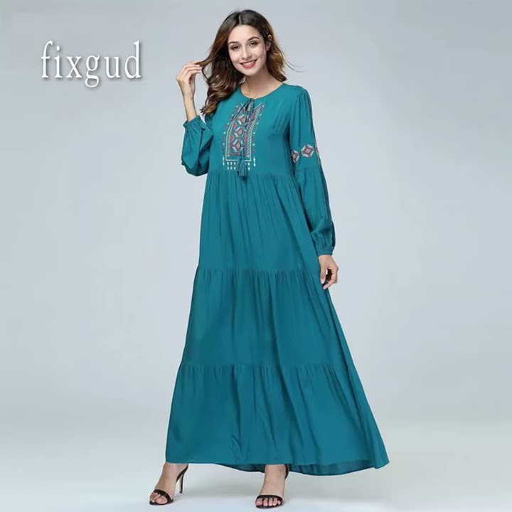 Baju Wanita, Baju Bordir, Baju Gamis Katun, Jumbo / Big Size, Impor/import, Big Sale, Nissa fixgud.