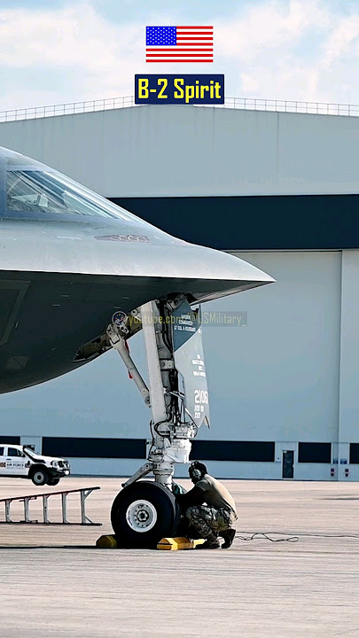 B-2 Spirit Stealth Bomber During Maintenance Operation
