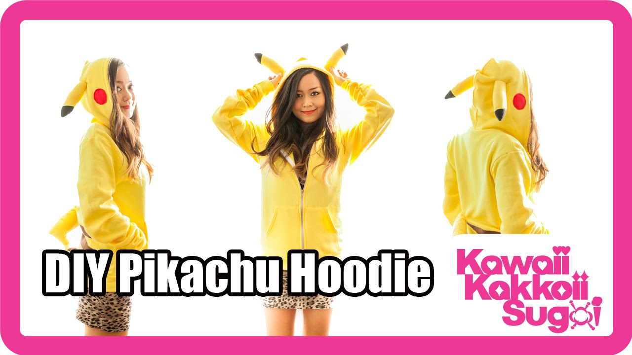 DIY Easy Onesie/ Kigurumi / Costume Pikachu Onesie+ How to Make