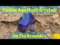 The crystal collector gets flooded by rain but finds amethyst quartz crystals