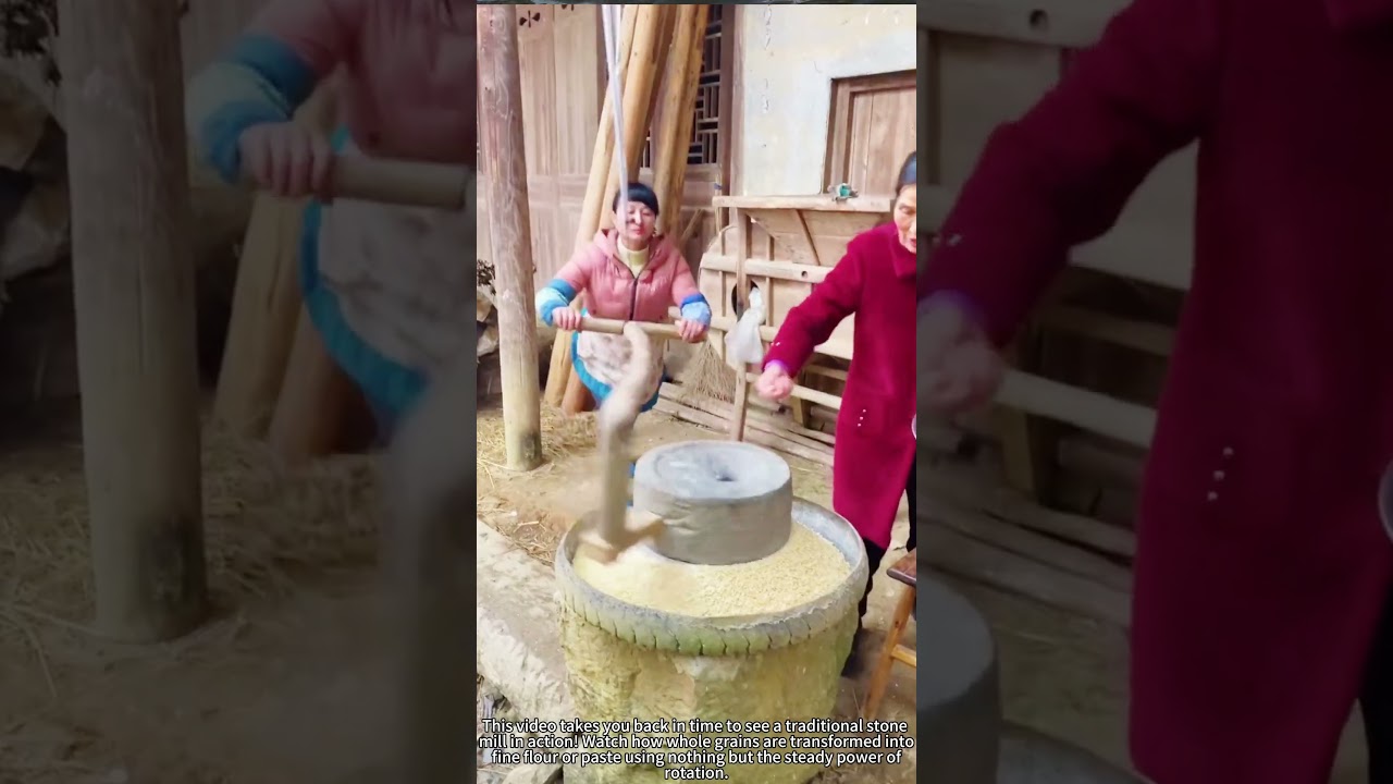 Old-School Flour Power! 🪨🌾