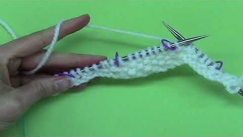 How to German Short Row