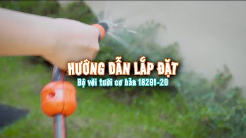 Hướng dẫn lắp Bộ vòi cút cổ điển 18291-20  | GARDENA VIETNAM