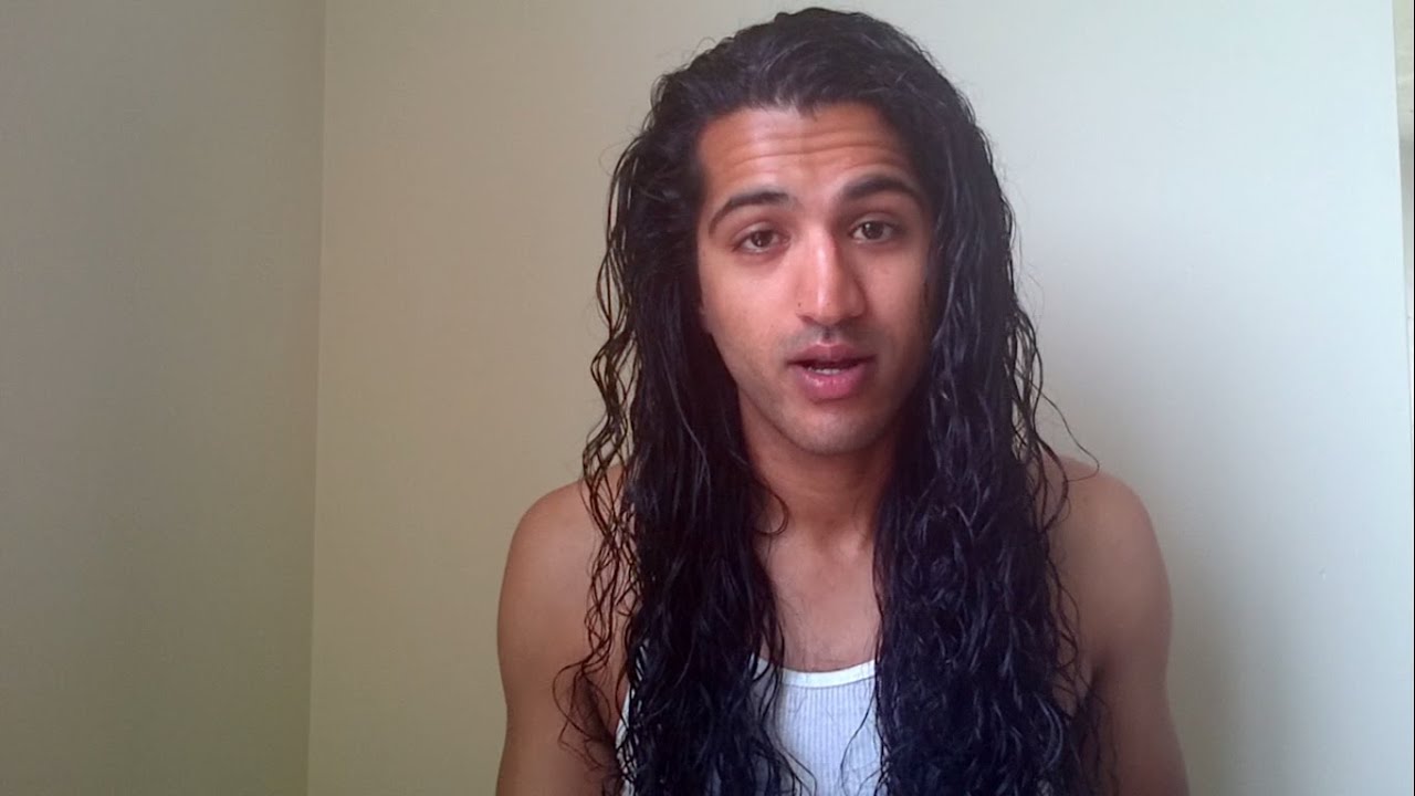 44 month hair update Men with long hair journey - YouTube