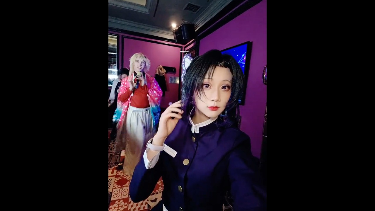 Demon Slayer party #anime #game #fyp #kimetsunoyaiba #demonslayer #shinobu #cosplay #cosplayer #girl