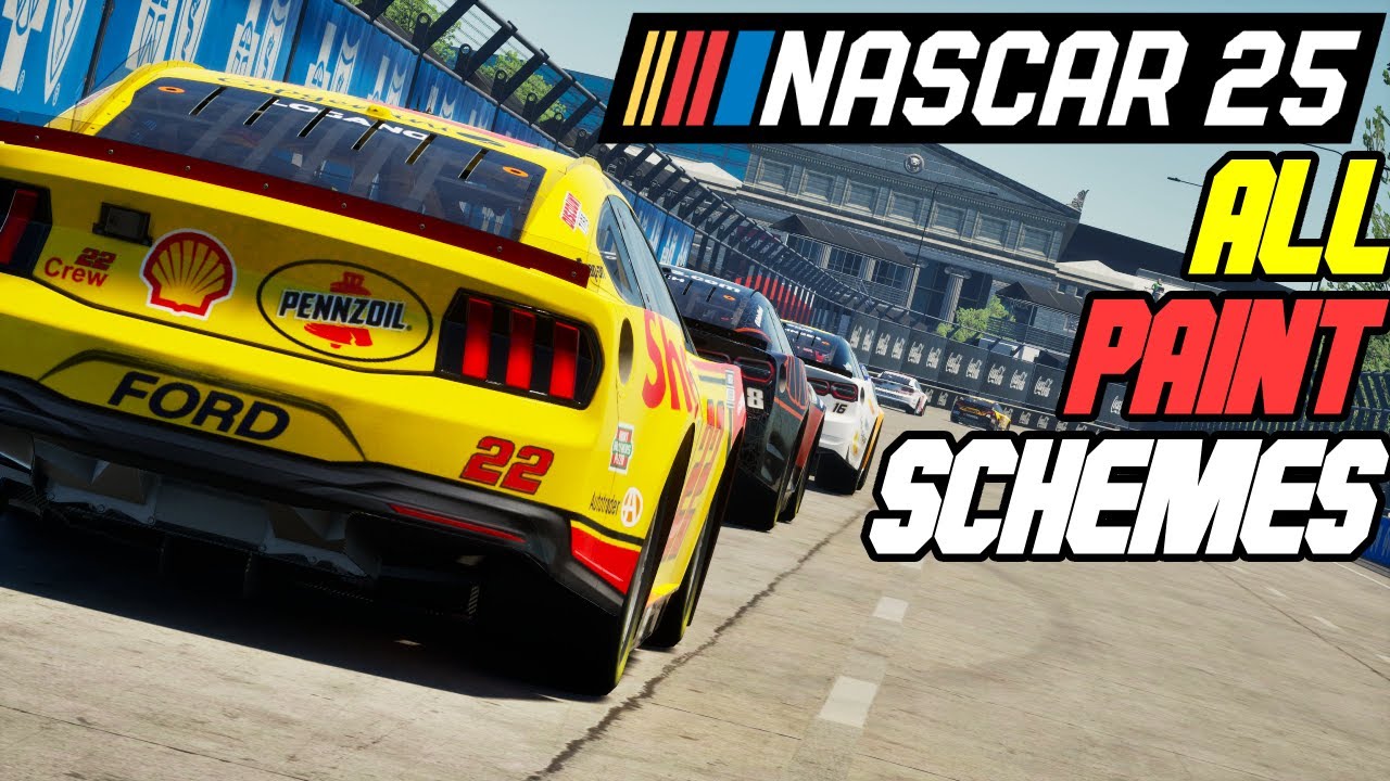 NASCAR 25 — ВСЕ схемы окраски (включая DLC)