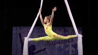 Студия воздушной гимнастики "Вертикаль" - Гришкевич Таисия, дебют