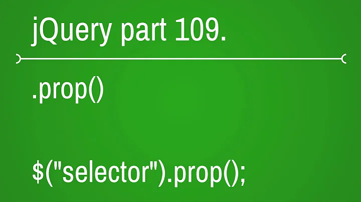 jquery prop function - part 109