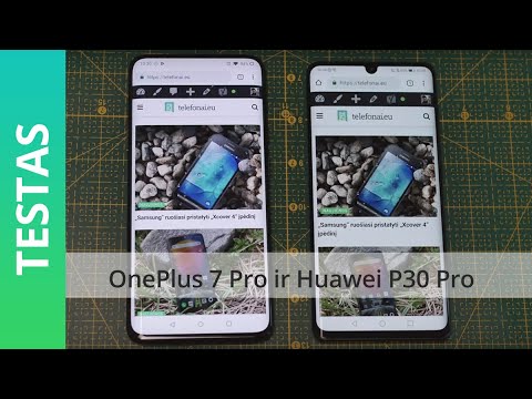 Kas greitesnis - naujasis „OnePlus 7 Pro“ ar „Huawei P30 Pro“ flagmanas?