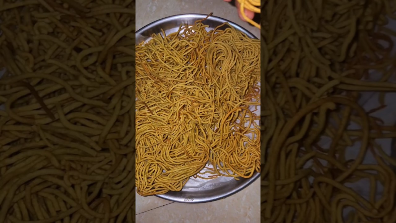 Bazar Jaisi Kurkuri Shev Ghar Par | Crispy Shev Recipe | 5 Min Snack Easy Recipe