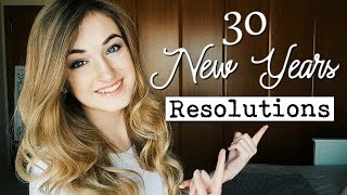 30 New Years Resolution Ideas! ✦ 2018