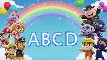 ABCD Song | Paw Patrol Heroes & Villains Song | Learn Alphabet with Pups