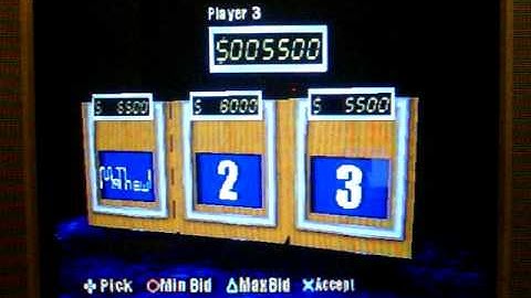 Playstation Jeopardy! Run Game 7 Part 3