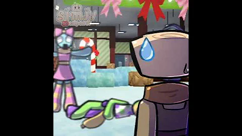 slick back ❄️ ||ORIGINAL|| ft: iced over floor|| #dandysworld #animation#memes#edit