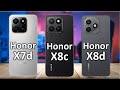 Honor X8d vs Honor X8c vs Honor X7d | Full Specs &amp; Comparison