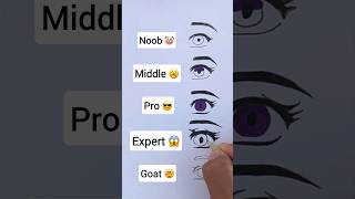 How to Draw Anime Eye challenge #shorts