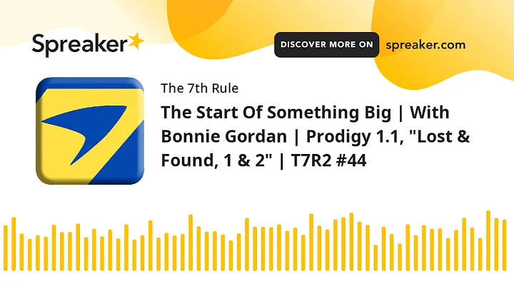 The Start Of Something Big | With Bonnie Gordan | ...