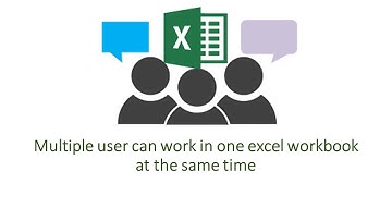 Multiple user can work in one excel workbook at the same time || Shared workbook || Excel