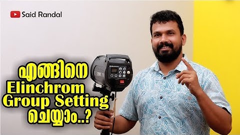 Elinchrom group setting