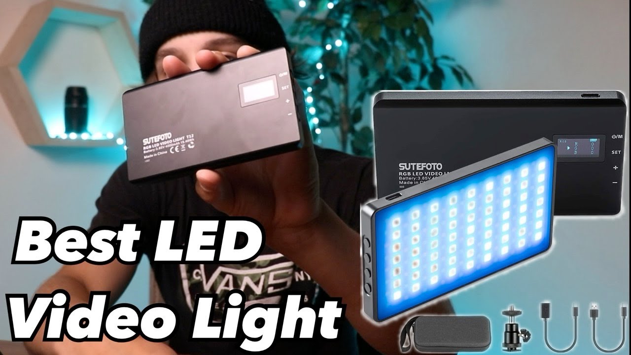 SuteFoto T12 RGB Video Light Review BEST LIGHT FOR THE PRICE YouTube