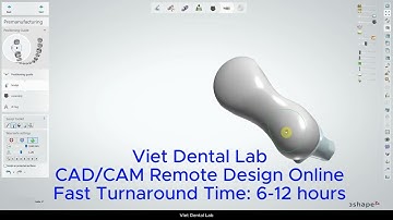 Implant Abutment Positioning Guide - CAD Design in 3shape | Viet Dental Lab