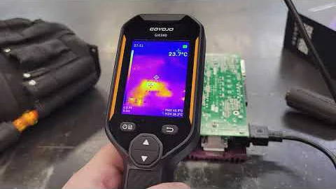 GH340 Handheld Thermal Imaging Camera Unboxing