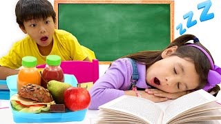 Eric and Ellie at School | Children Learning Importance Healthy Foods