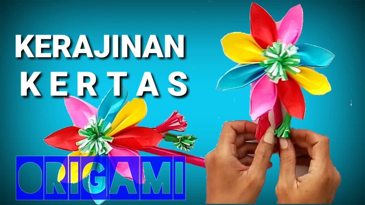 IDE KREATIF DARI  KERTAS  Kerajinan  kertas  origami  
