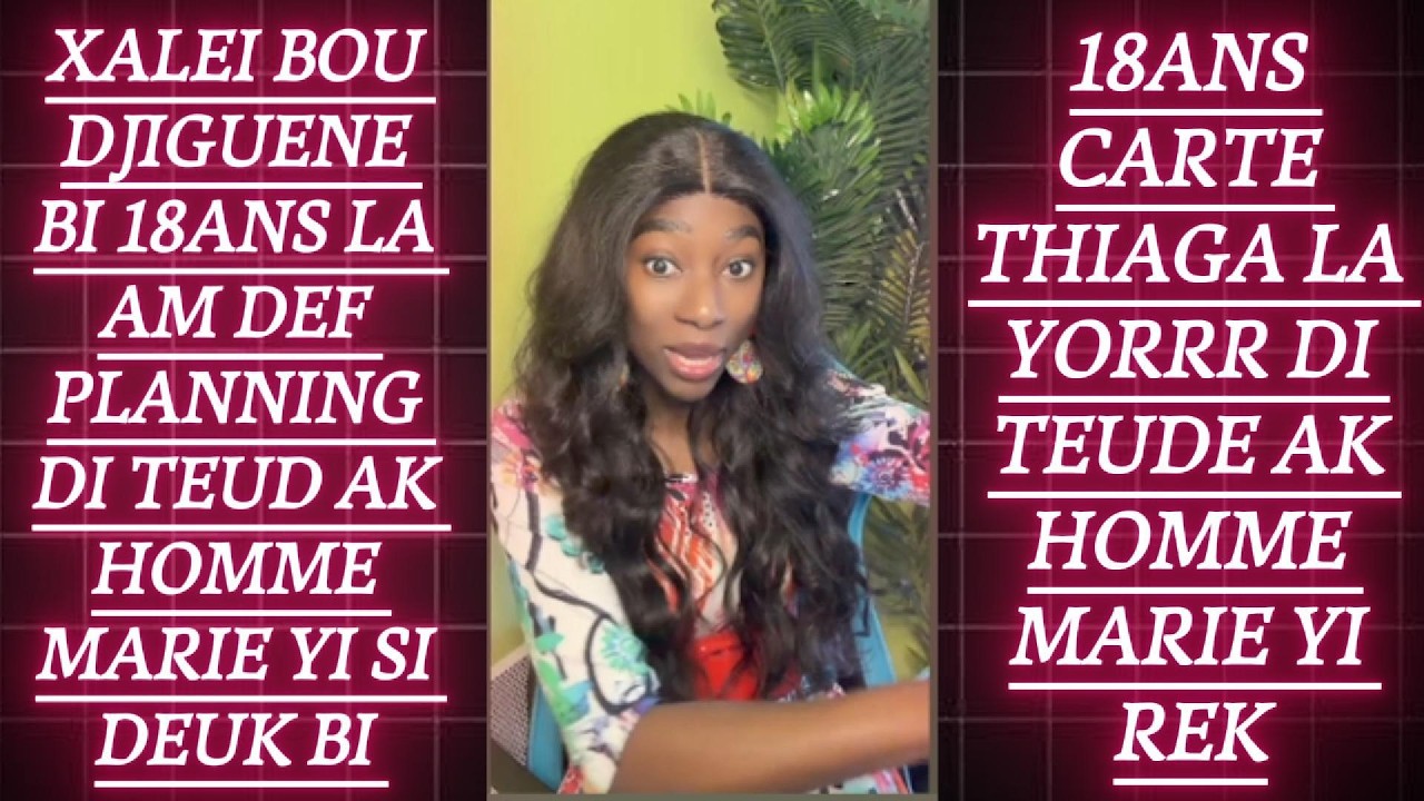 XALEI 18ANS DEF PLANNING YOOR CARTE THIAGAWAM DI KATANTE AK AYE HOMME MARIE.....