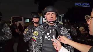 OPERATIVO #APOLO 7 EN FLOR DE BASTIÓN EN GUAYAQUIL. General de la #Policía Víctor Zárate