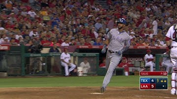 TEX@LAA: Wilson smacks game-tying RBI double to left