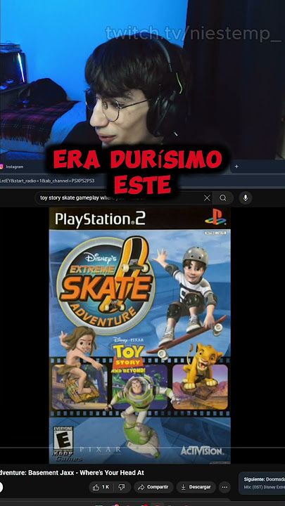 QUIEN MAS LO RECUERDA? - #ps2 #nostalgia #disney #skate #pixar #parati #fyp #foryou #streamer #clip