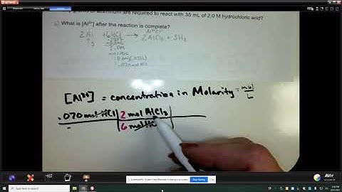 Solution Stoichiometry part 2
