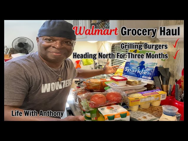 My Tiny RV Life: Walmart Grocery Haul | Mother Nature Gave Me A Challenge While Grilling Burgers class=