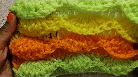 How to crochet the layered shell stitch pattern, so beautiful and easy. So amazing 😍