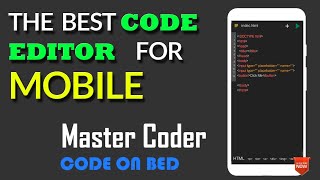 Best Mobile Code Editor for Development | Master Coder - Code on Bed screenshot 4