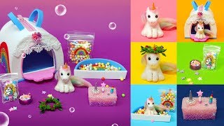 DIY Miniature animal -  unicorn set ! unicorn , unicorn bag ~