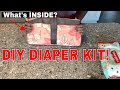 DIAPER DISCREET KIT for COLLEGE Students and Parents with OLDER KIDS!| DIY DIAPER KITS
