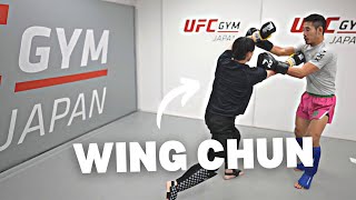 Muay Thai vs Wing Chun Sparring