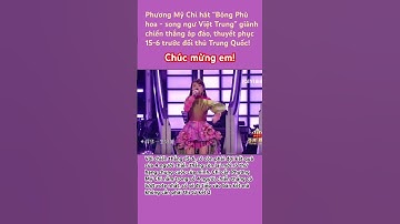 Thumbnail of Phương Mỹ Chi hát “Bóng Phù hoa - song ngư Việt Trung” giành chiến thắng áp đảo, thuyết phục 15-6!