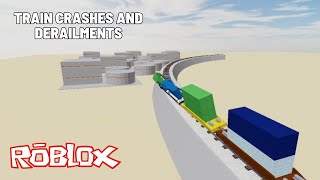 Roblox Train Crashes and Derailments. (Desert Valley)