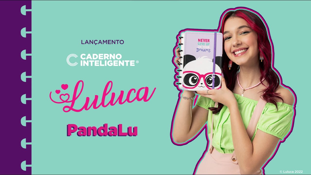 Caderno Inteligente Médio - Pandalu by Luluca