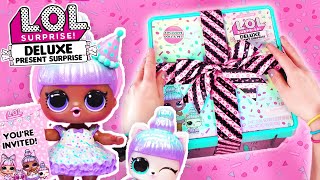 L.O.L. Surprise! Glitter, Bling, Sand and Fun | How To Unbox Deluxe Present Surprise