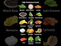 High Potassium Foods #wellness #potassium #mineraldeficiency #nutrition #healthyliving