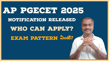 AP PGECET 2025 NOTIFICATION RELEASED. WHO CAN APPLY?|29-3-2025 #jntuk #jntua#jntugv