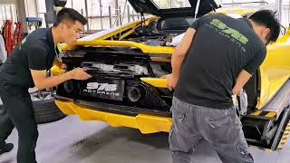 Обновите выхлопную систему Tubi Style для Lamborghini Huracan EVO.