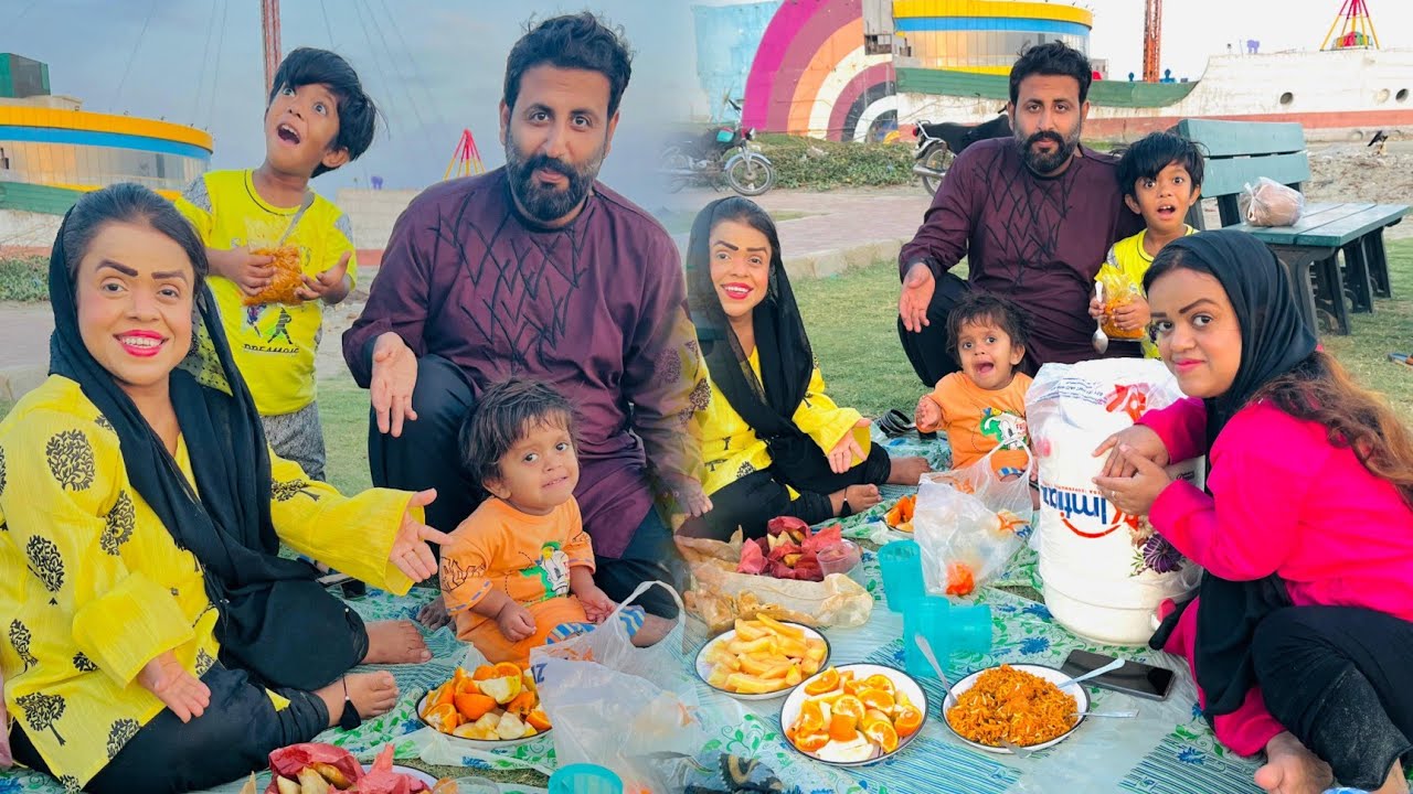 Aj Hum Gaye Sea View par Iftari Karne | Arusa ko aya Maza | Sanobar Kitchen |  Ramzan Recipe Vlogs