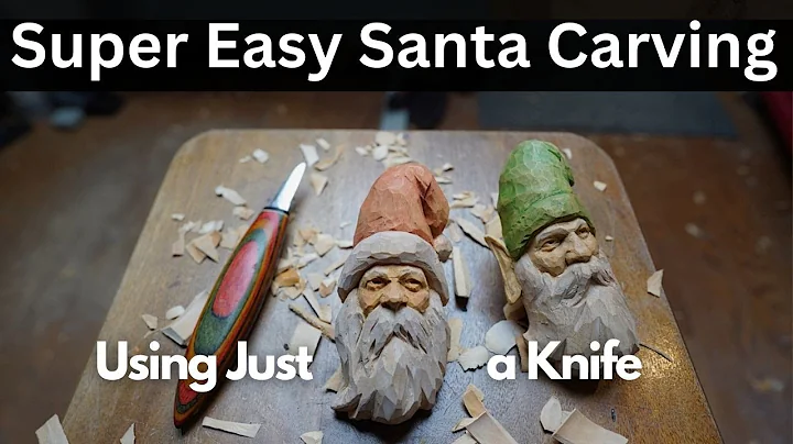 Super Fun Santa Wood Carving For Beginners